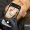 Taking a photo with a phone after lamination
